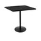 Holland Bar Stool Co 42" 214 Black Table, 36" x 36" Square Top 214-2242BW36SQ - alternate 1